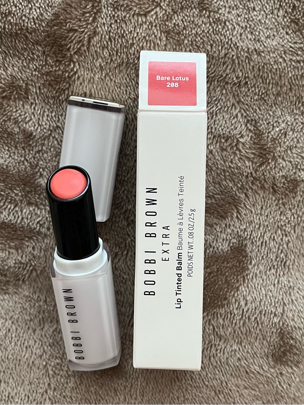Bobbi Brown Extra Lip Tinted Balm - Bare Lotus 208 (Pink Coral)